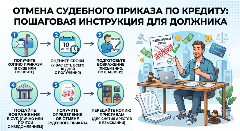 Помощь юриста в отмене судебного приказа в Волгограде