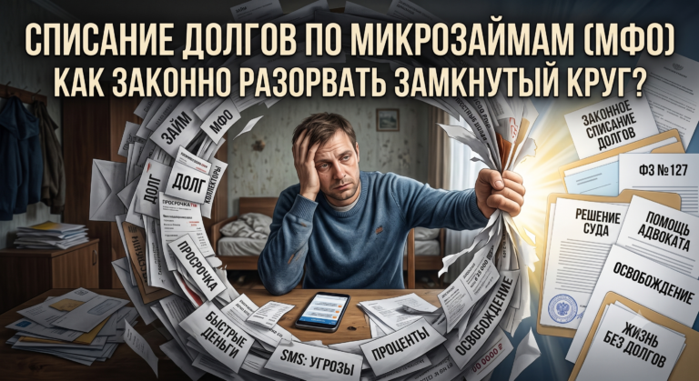 Законное списание долгов по микрозаймам и МФО через процедуру банкротства