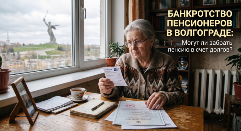 Консультация пенсионера по вопросам банкротства в Волгограде