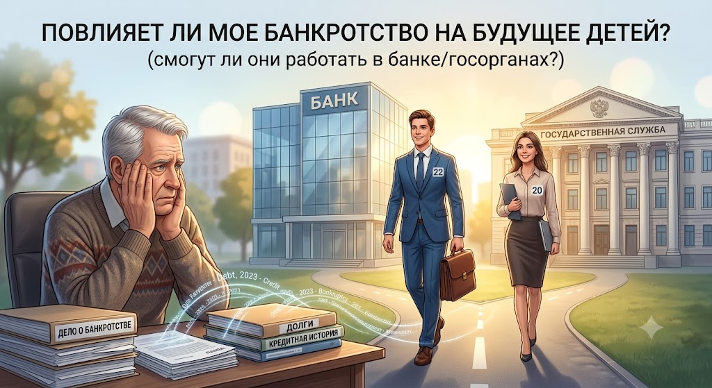 Повлияет ли банкротство родителей на будущее детей